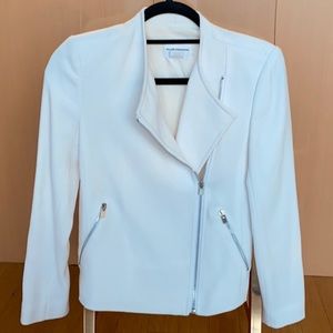 Club Monaco White Crepe Blazer